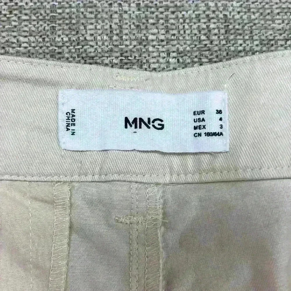 Mango Ecru Straight Leg Pant - Picture 5 of 7